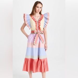 NWT CeliaB Tuckernuck Marcellene Midi Dress - Size XS